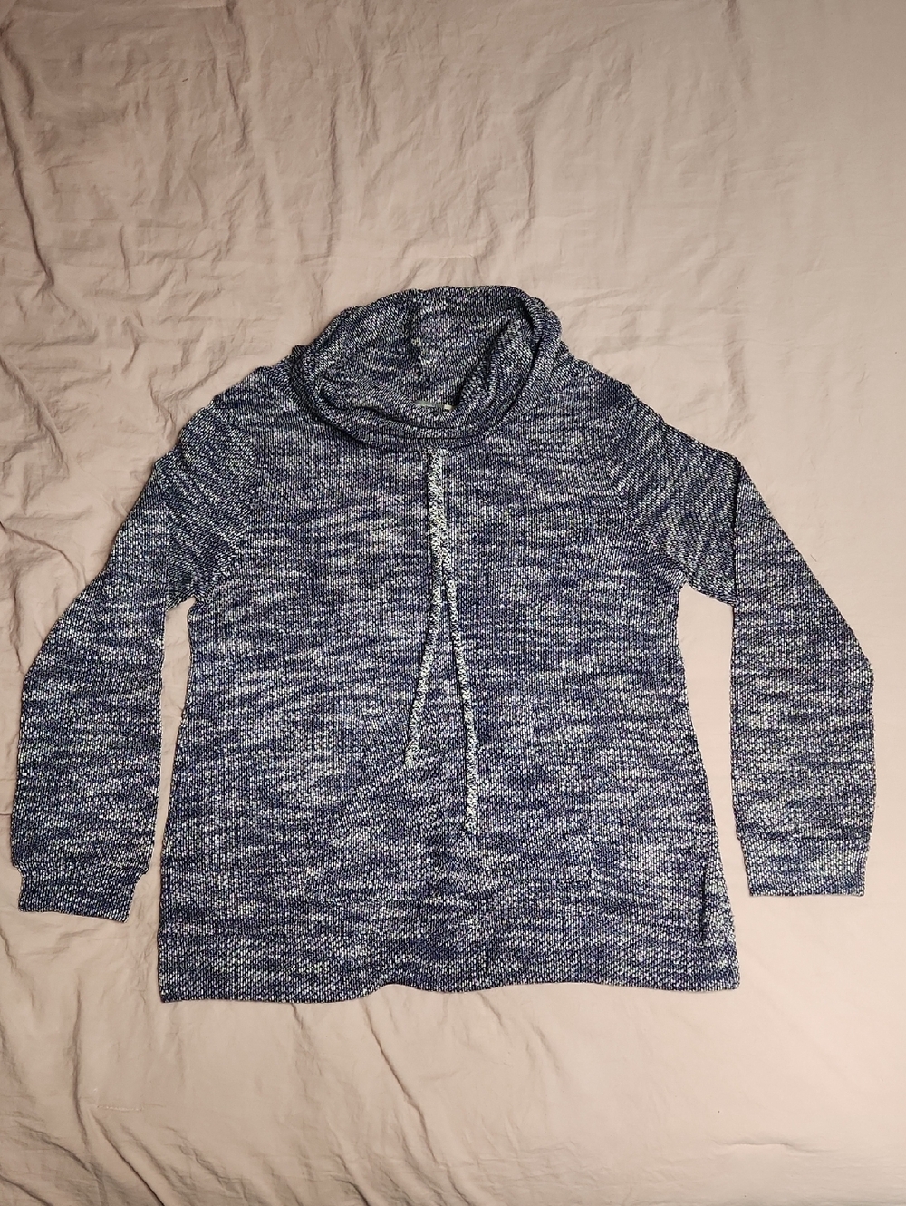 Stirch Fix Loveappella Blue Knit Cowl Neck